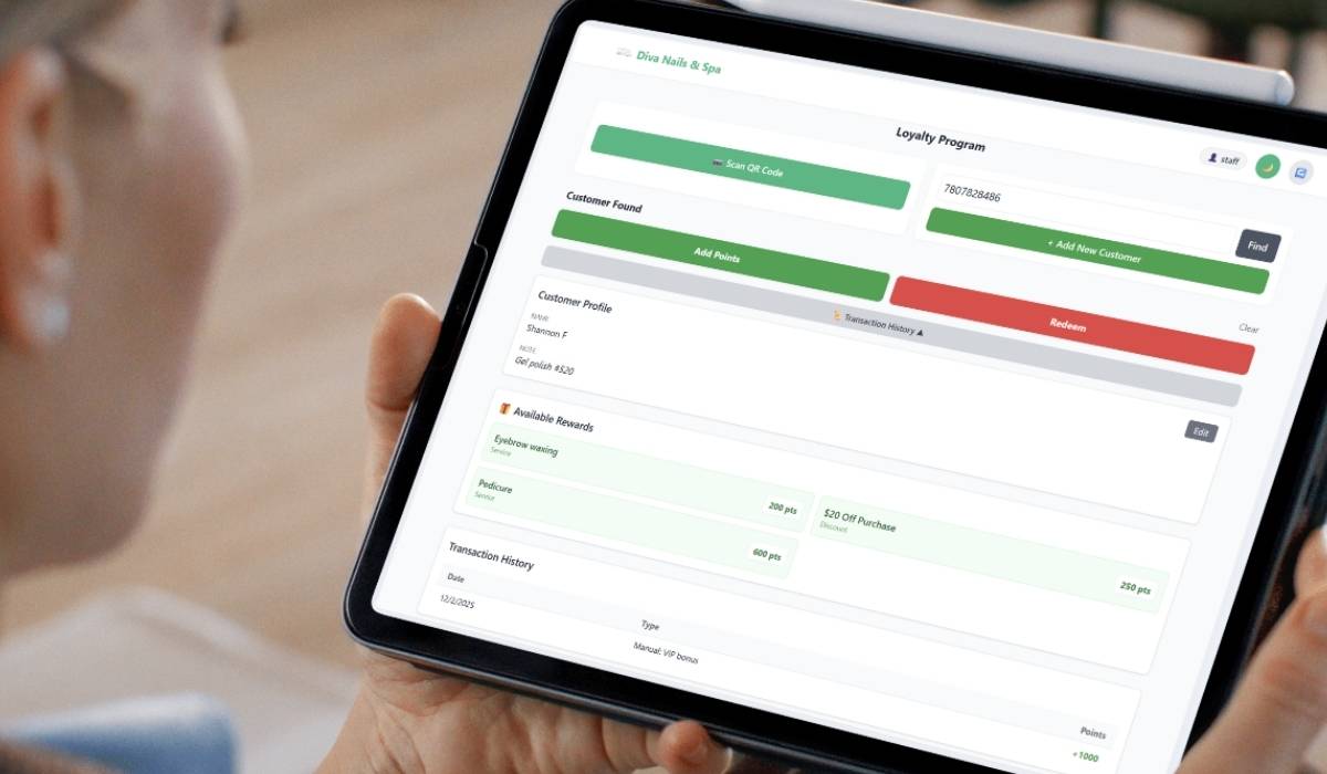 Staff Dashboard Screen